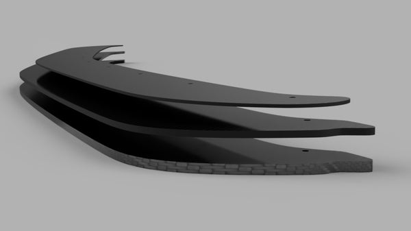 Carbon fiber splitter - for W201 Evolution 1