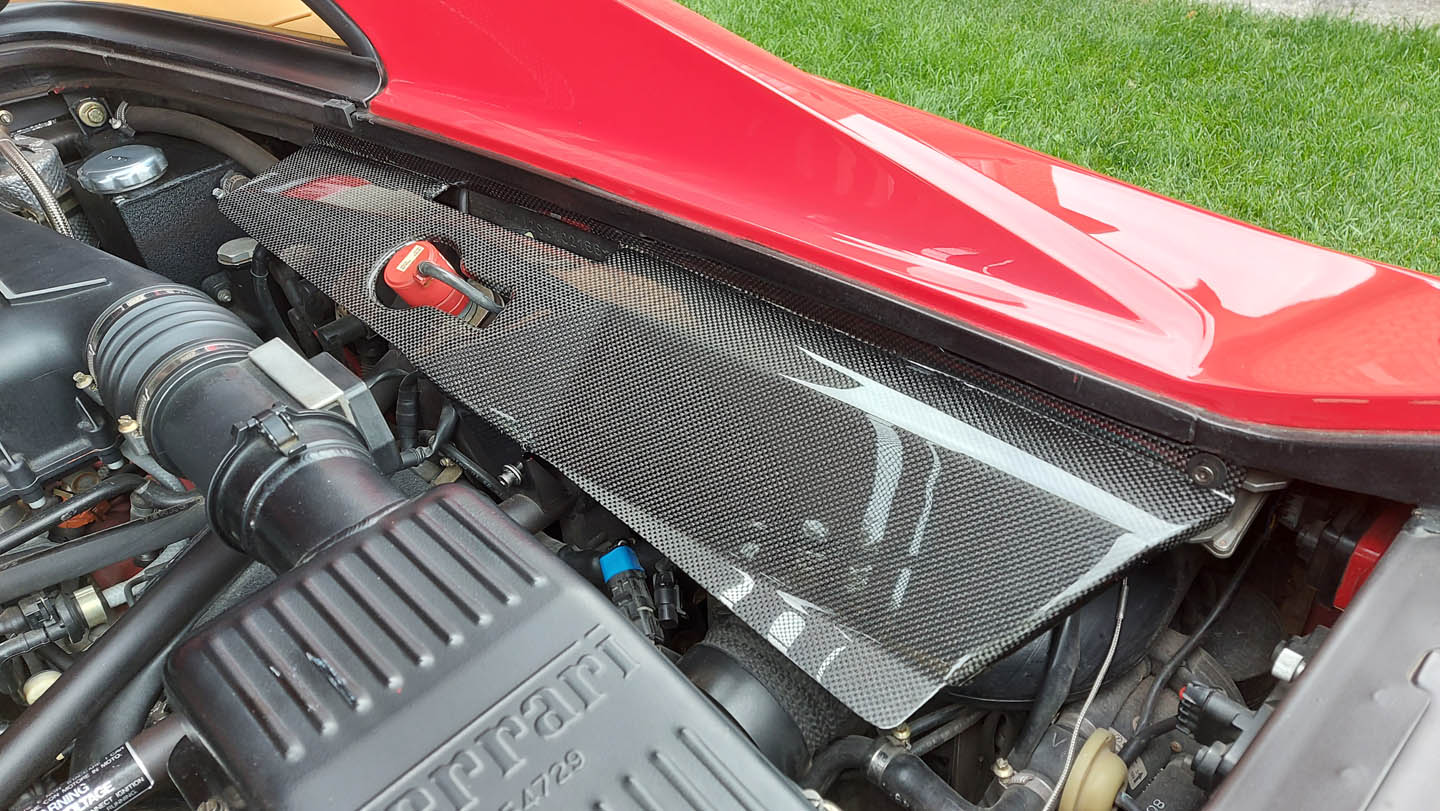 F355 Carbon fiber lateral panels