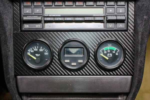 Gauge Panel - Carbon fiber trim