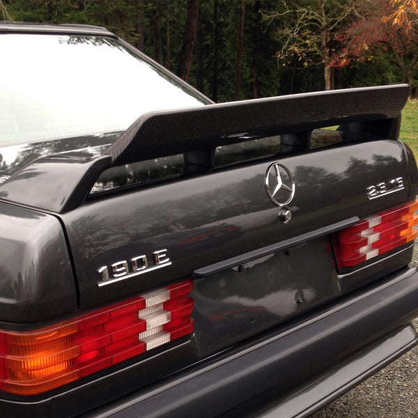 Black 190E with the STEVS Crown carbon fiber wing extension