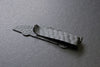Carrera GT carbon fiber tie clip, back view