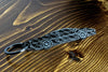 XJ220 carbon fiber keychain, angle