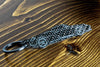 Carrera GT carbon fiber keychain, angle