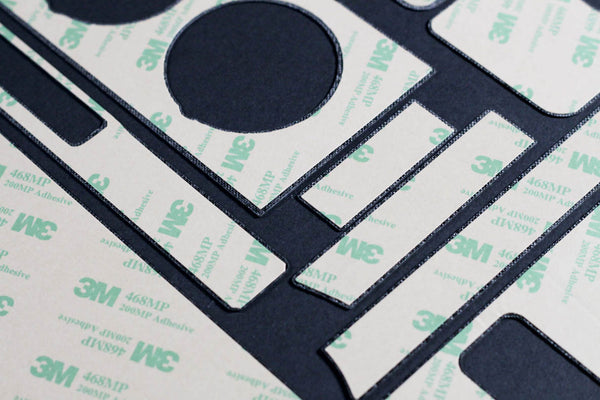 Button blanks - Carbon fiber trim