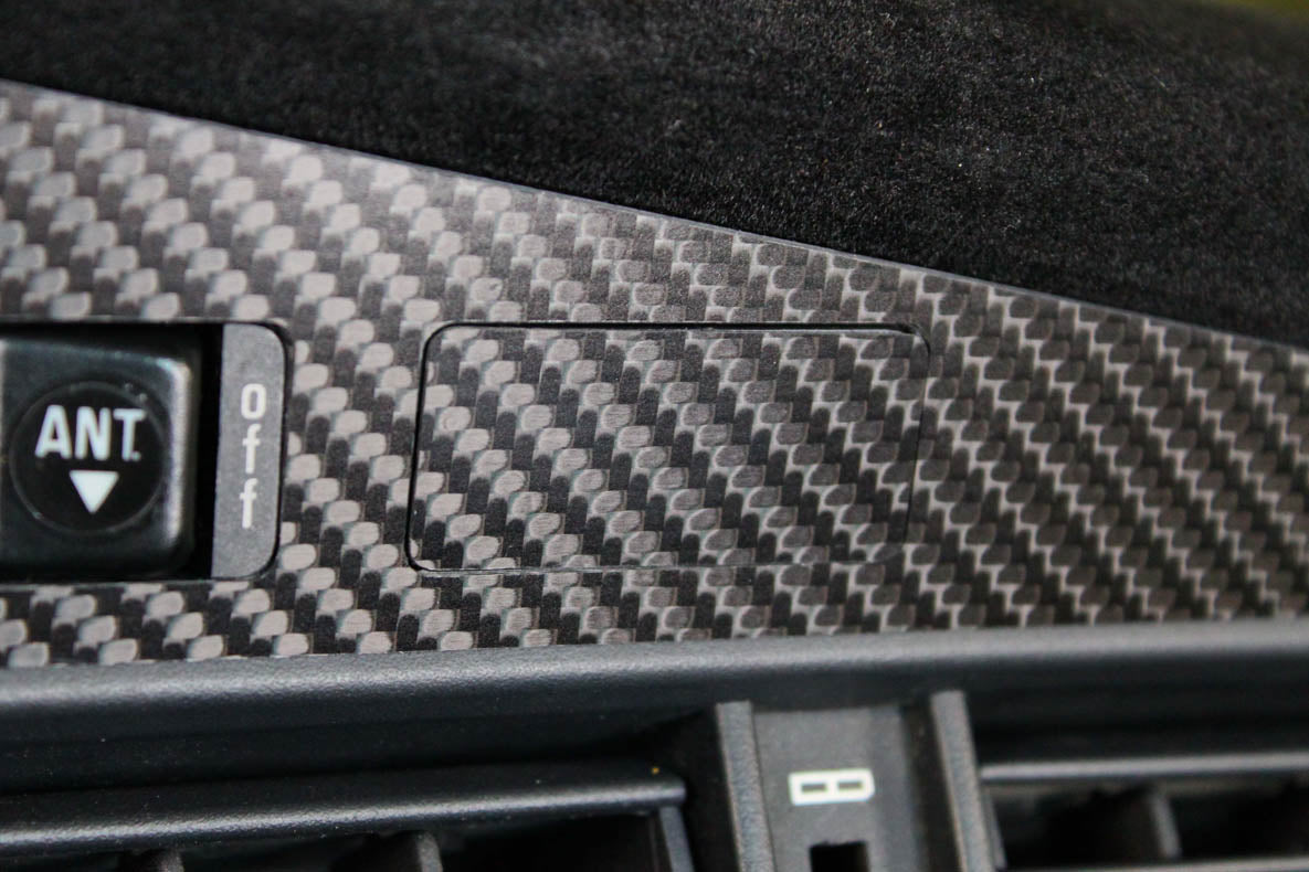 carbon fiber interior kit for button blanks. Made in Vaughan Ontario