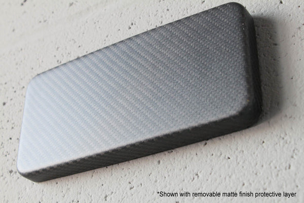 Carbon fiber fog light covers - For AMG 'Version 2' bumper (W201 & W124)