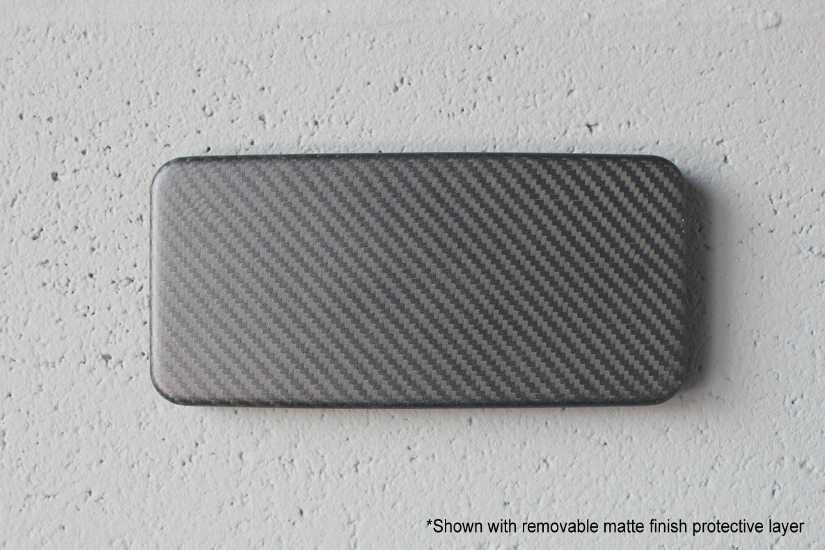Carbon fiber fog light covers - For AMG 'Version 2' bumper (W201 & W124)