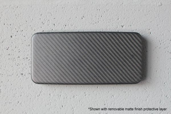 Carbon fiber fog light covers - For AMG 'Version 2' bumper (W201 & W124)
