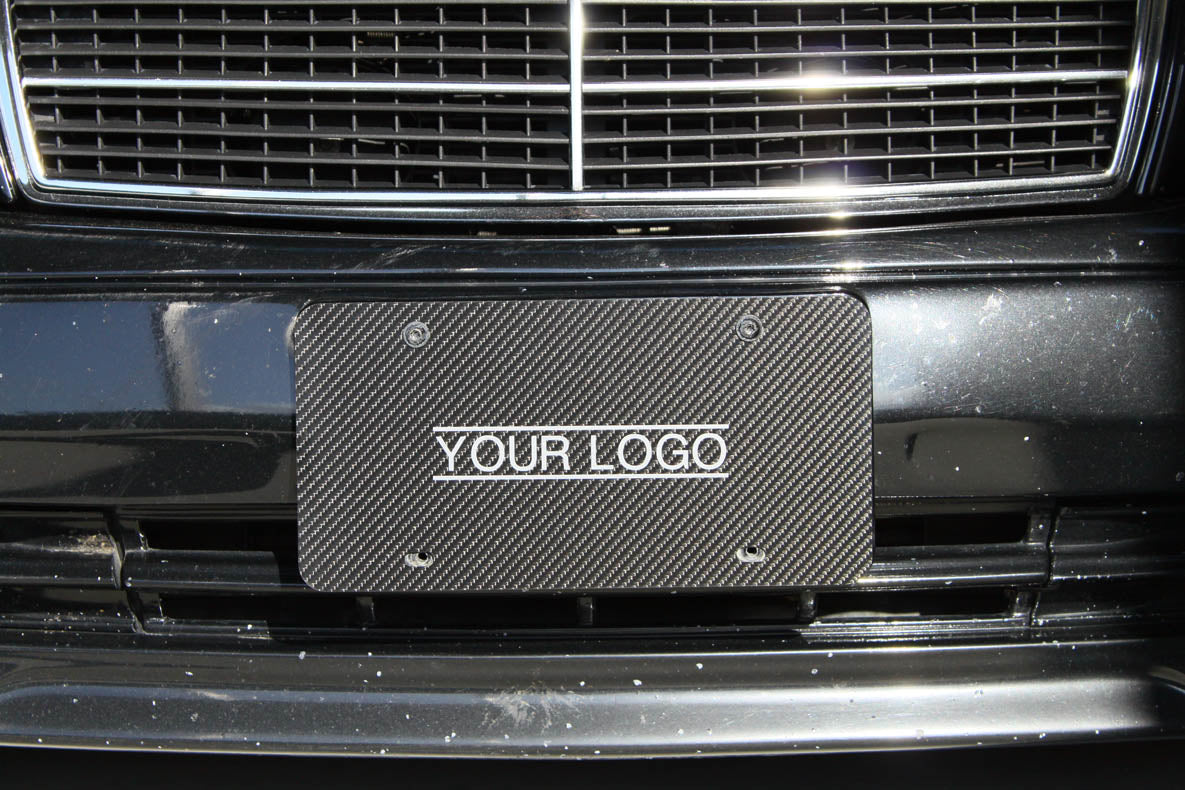 Carbon fiber - License plate blank