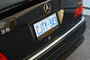 Carbon fiber - Stick-on license plate bezel - Large