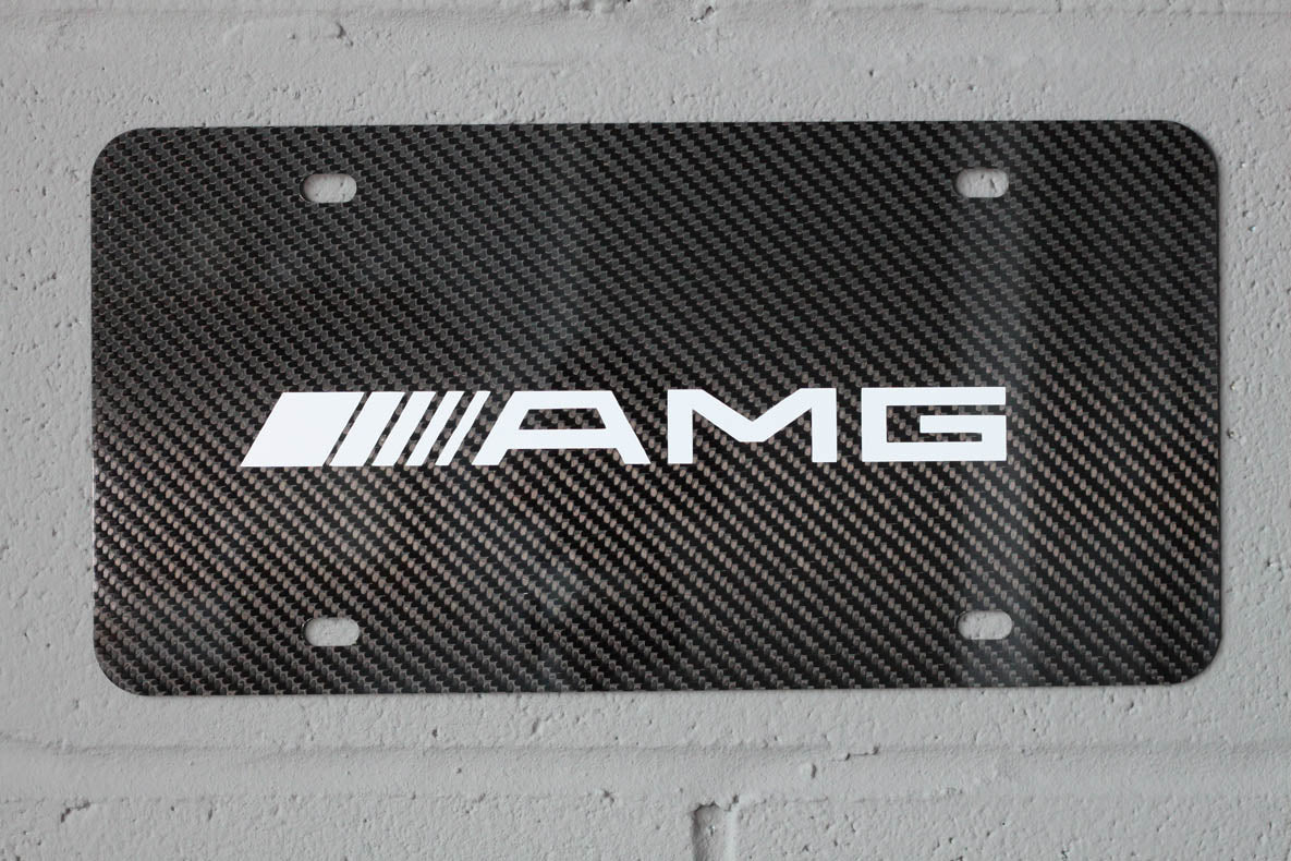Carbon fiber - License plate blank