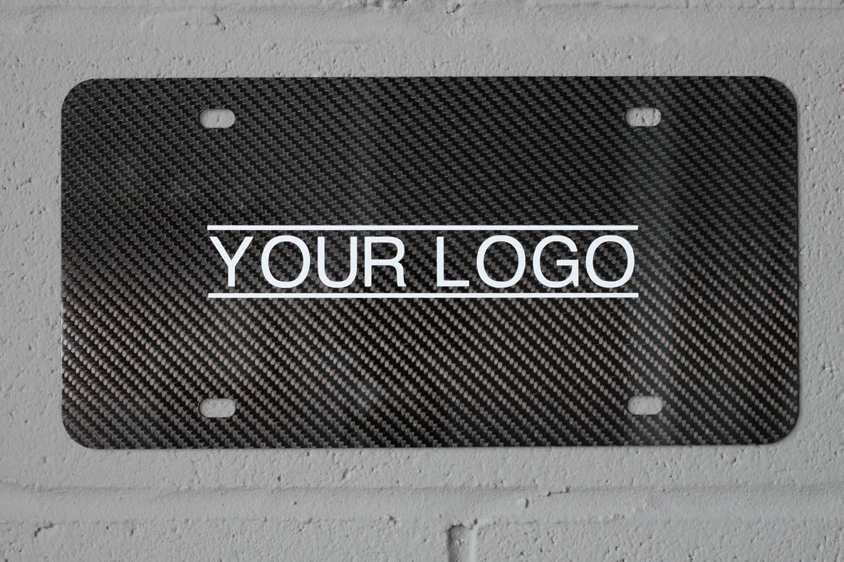 Carbon fiber - License plate blank