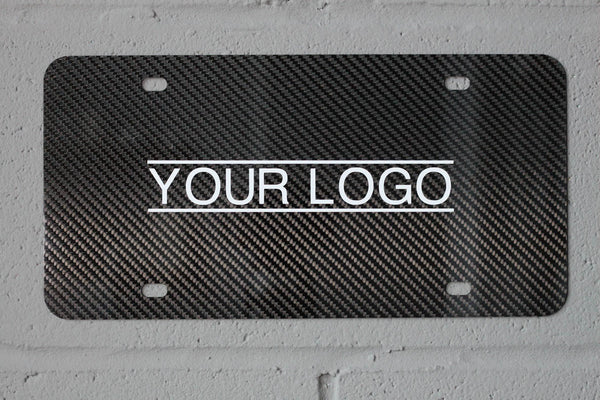 Carbon fiber - License plate blank