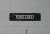 Carbon fiber - Stick-on license plate bezel - Small