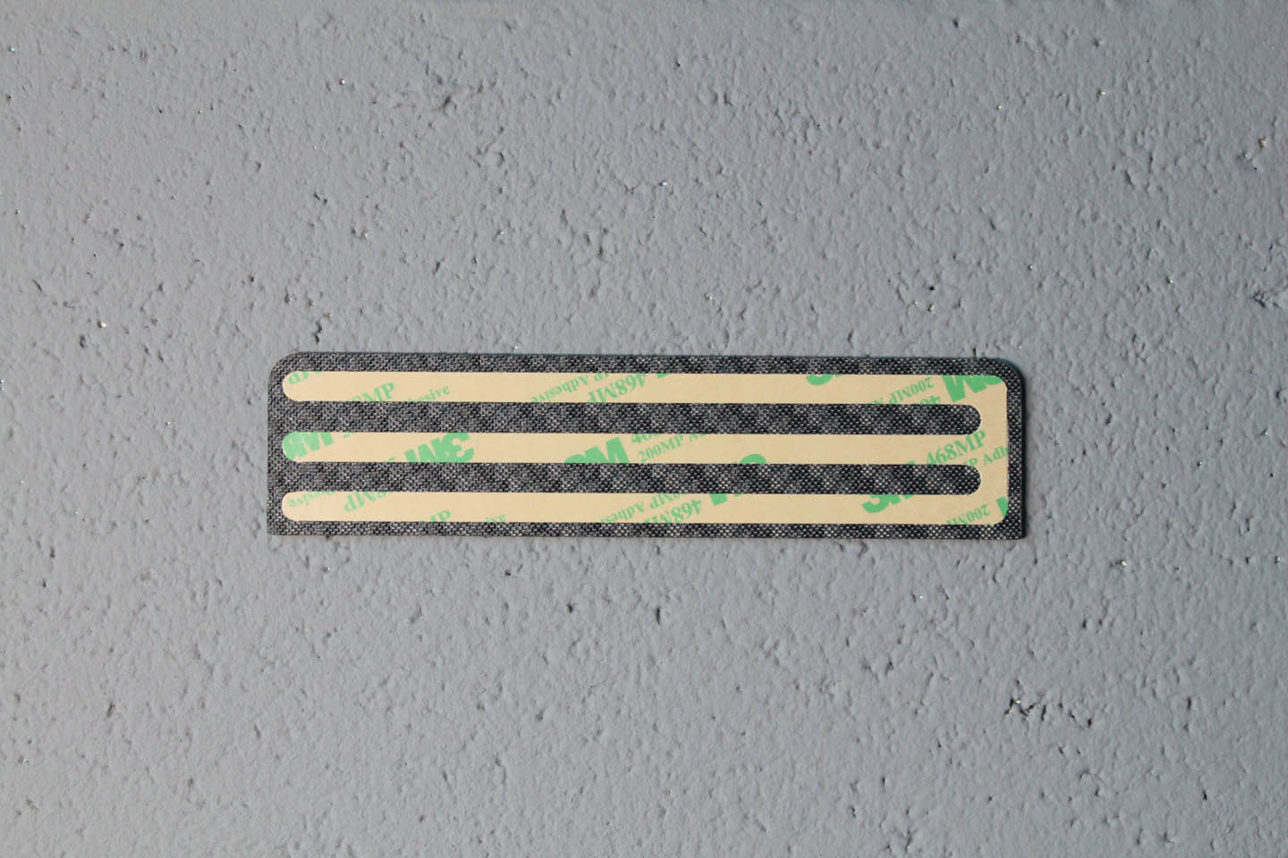 Carbon fiber - Stick-on license plate bezel - Small