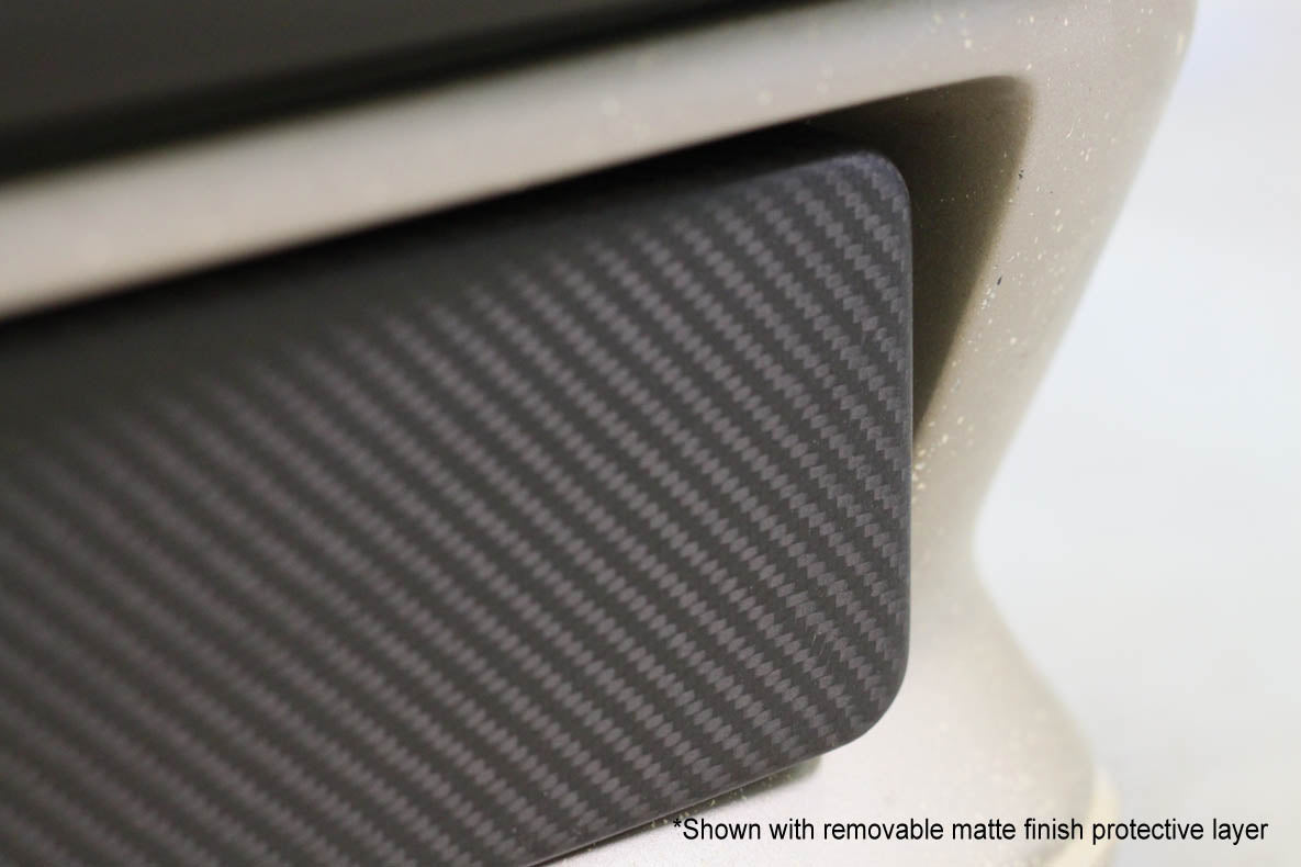 Carbon fiber fog light covers - For AMG 'Version 2' bumper (W201 & W124)