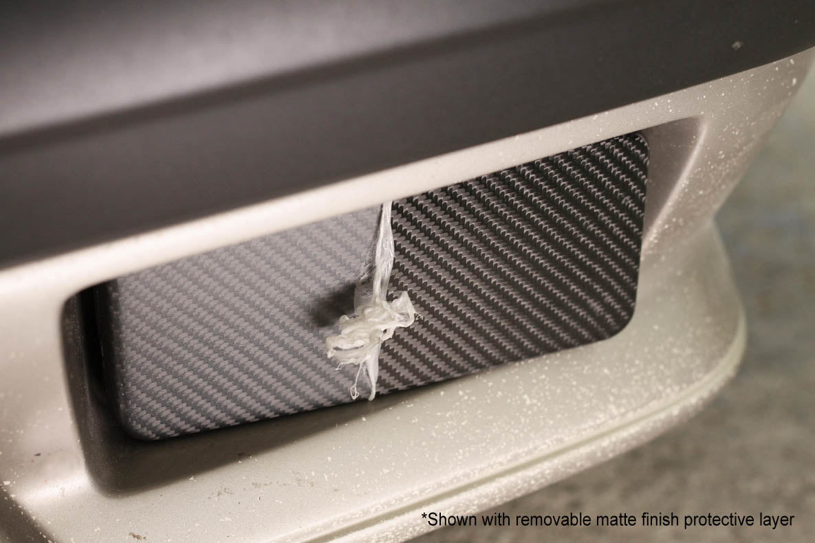 Carbon fiber fog light covers - For AMG 'Version 2' bumper (W201 & W124)
