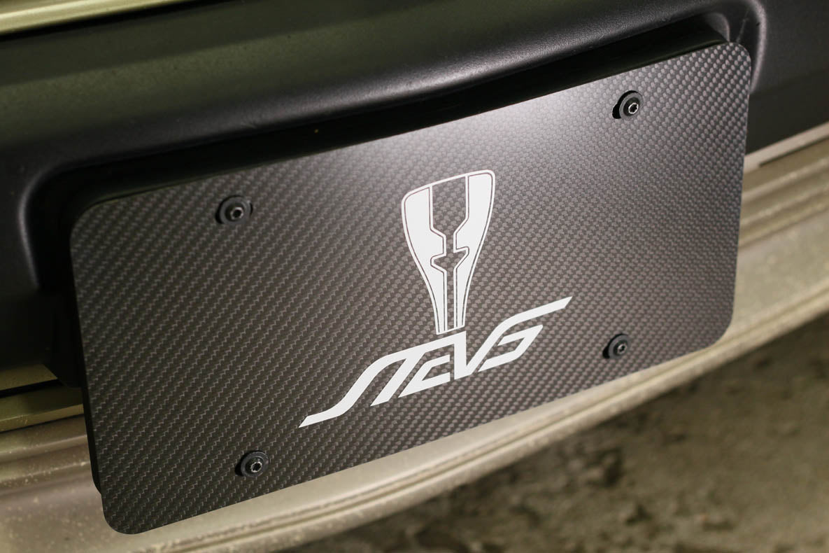 Carbon fiber - License plate blank