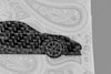 Porsche carbon fiber tie clip