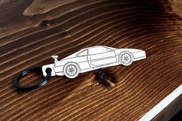 F355 Challenge carbon fiber keychain