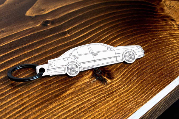 E55 AMG carbon fiber keychain