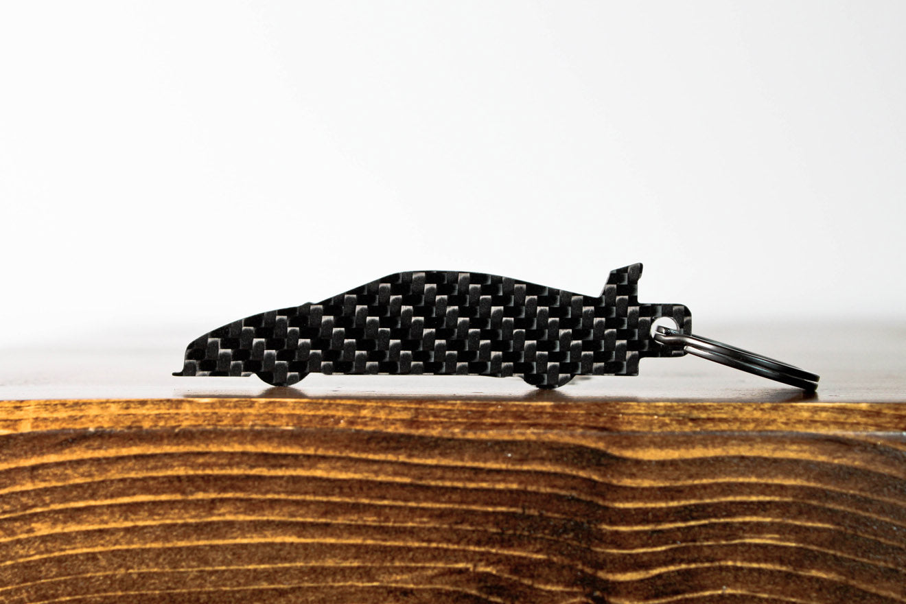 Ferrari F40 LM carbon fiber keychain