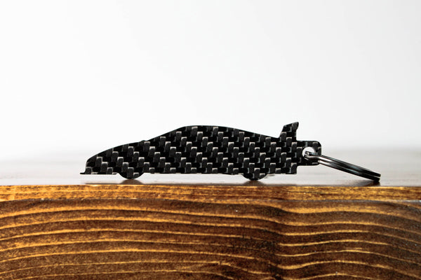 Ferrari F40 LM carbon fiber keychain