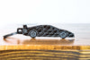An F40 carbon fiber keychain, front view