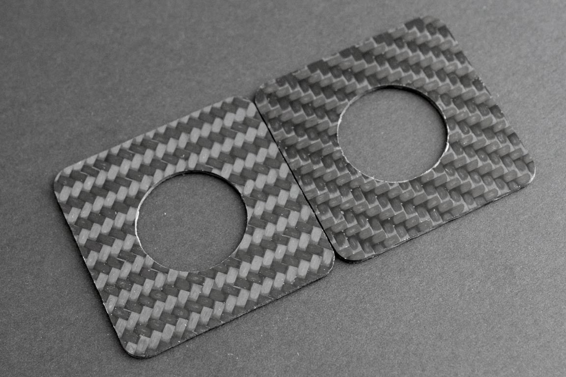Carbon fiber pattern direction