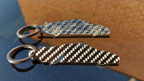 Carbon fiber for all! The lower cost Silhouette keychain collection