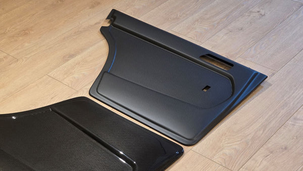 W201 Carbon fiber interior door panels