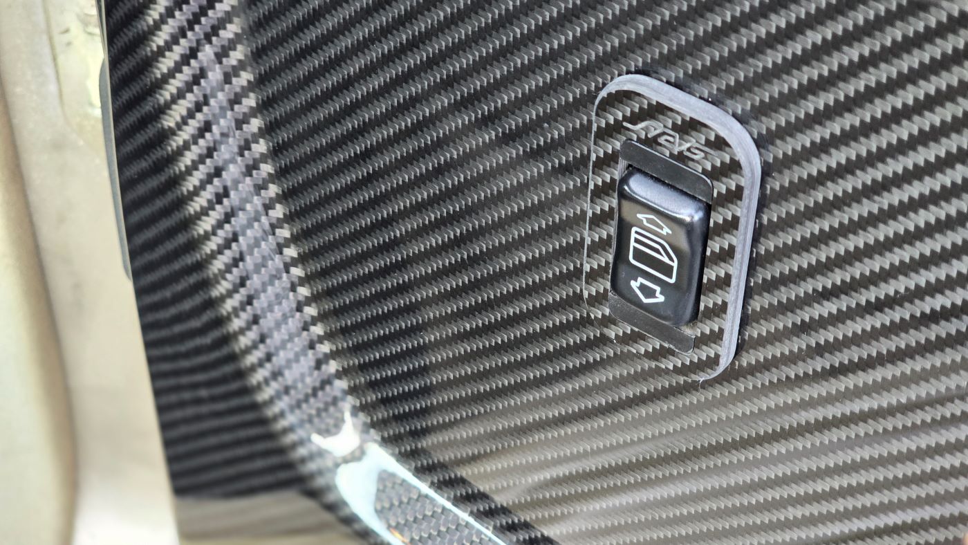 W201 Carbon fiber interior door panels