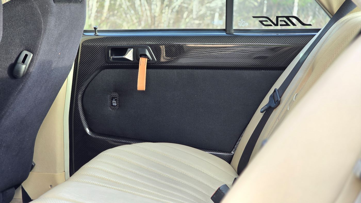 W201 Carbon fiber interior door panels