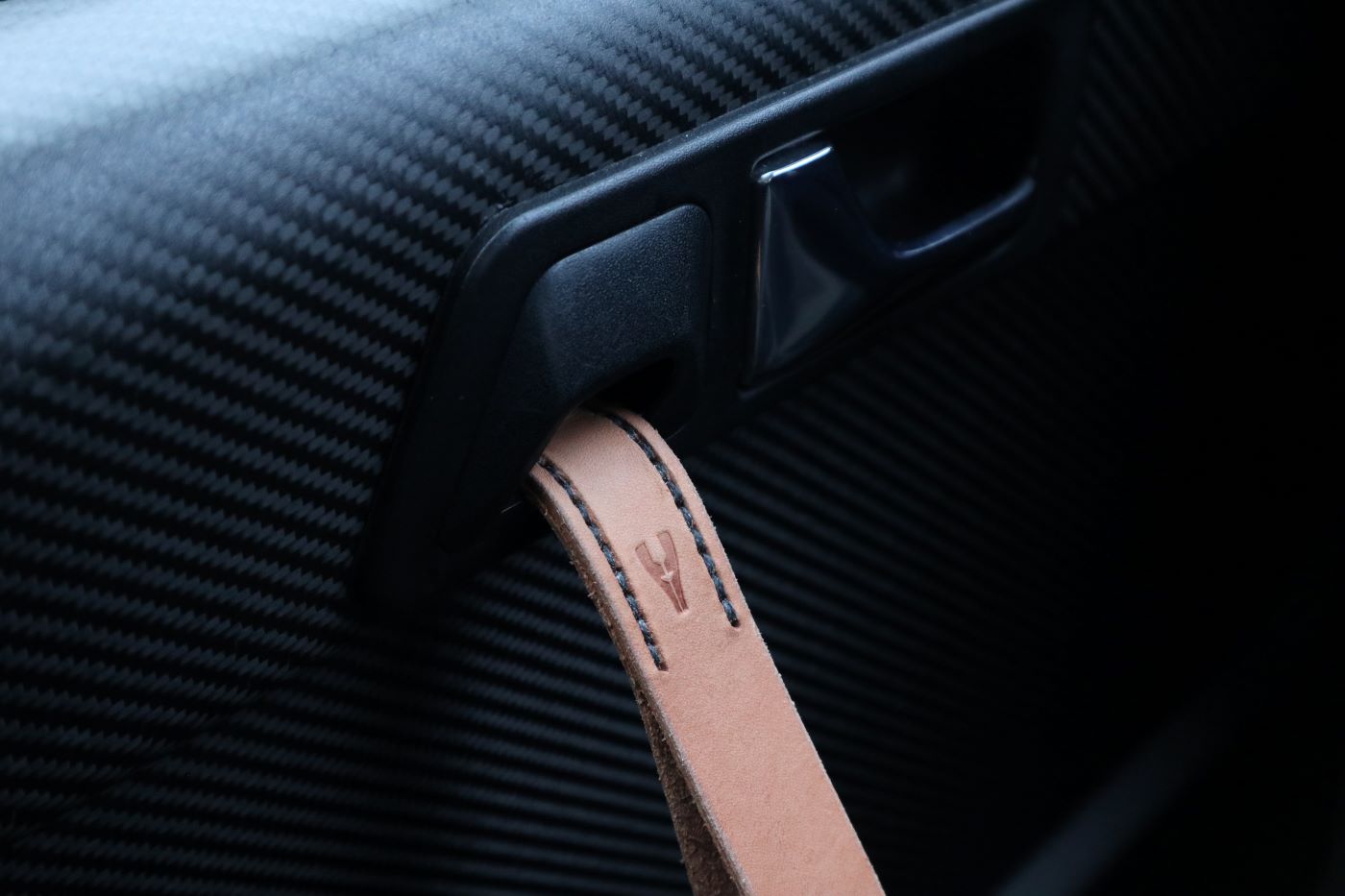 Door pull straps - Leather upgrade