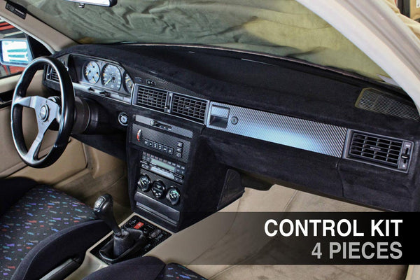 190E (W201) - Control kit - Carbon fiber trim - 4 PIECES