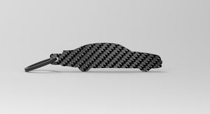E55 AMG (W211) silhouette carbon fiber keychain