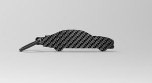 E63S AMG (W213) silhouette carbon fiber keychain
