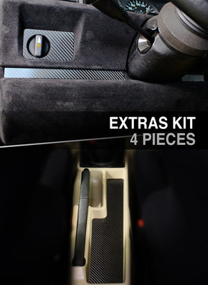 190E (W201) - Extras kit - Carbon fiber trim - 4 PIECES
