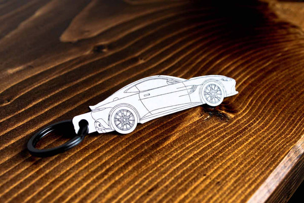 Aston Martin carbon fiber keychain