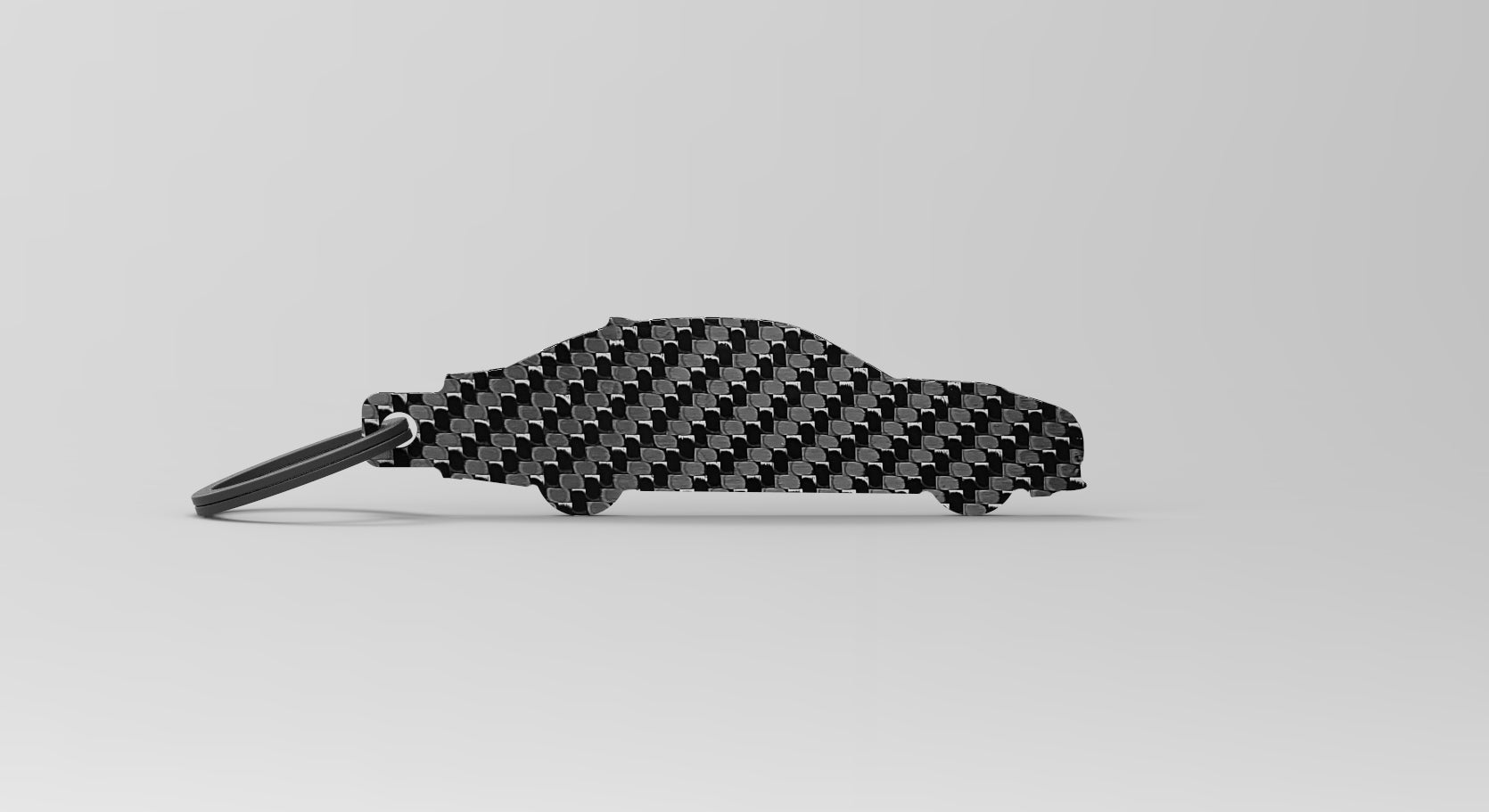 M3 (E92) silhouette carbon fiber keychain 