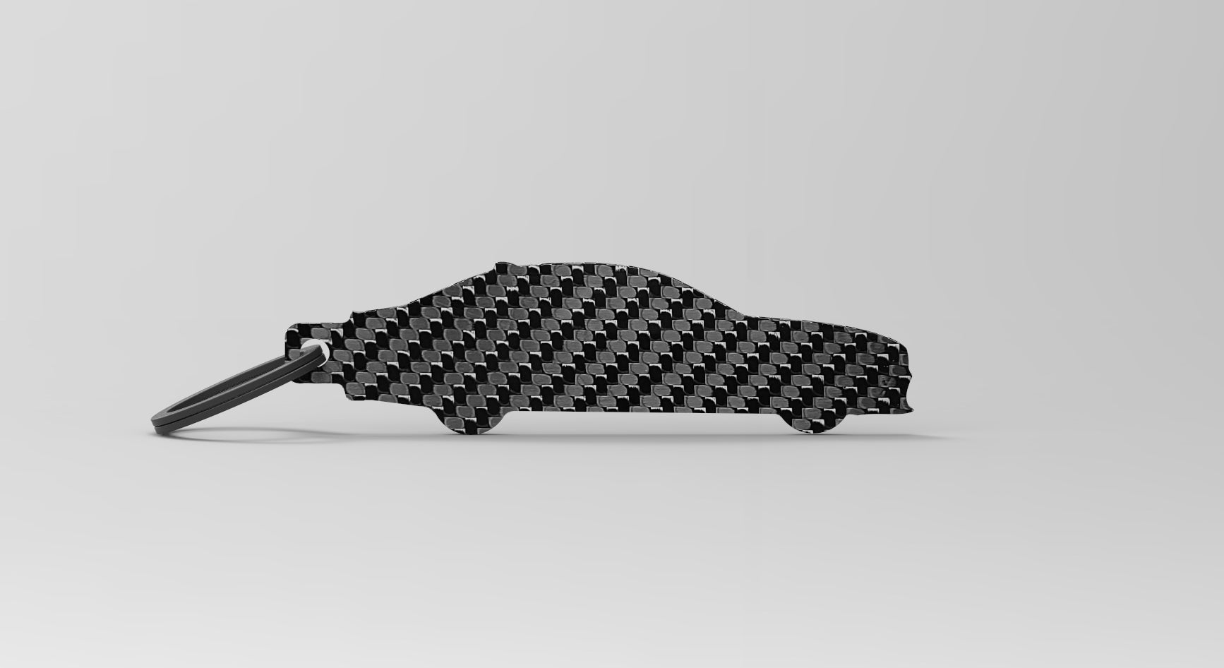 M5 (F90) silhouette carbon fiber keychain 