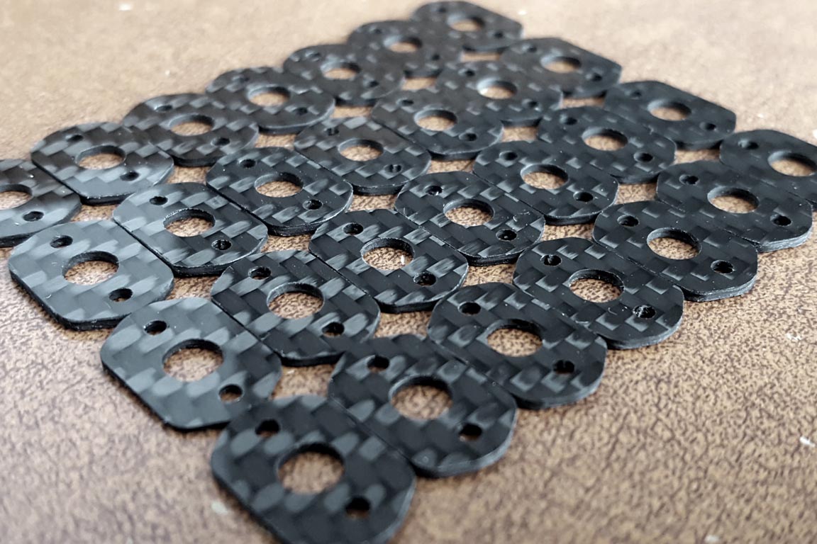 Small precision CNC carbon fiber parts