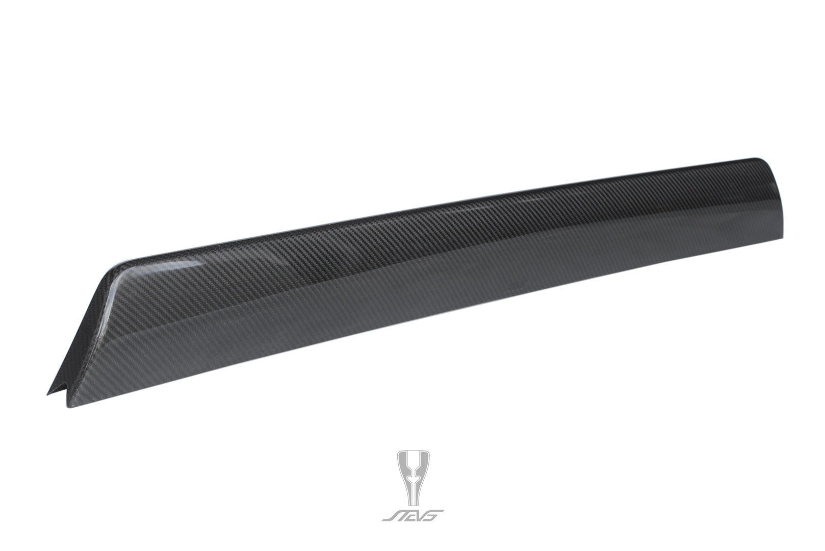STEVS Crown carbon fiber wing extension, rear angle view