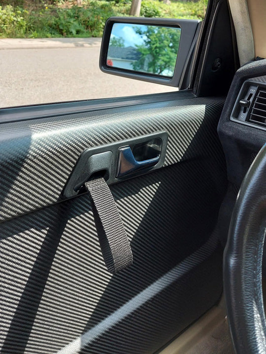 W201 Carbon fiber interior door panels