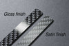 carbon fiber tie clip, gloss vs satin