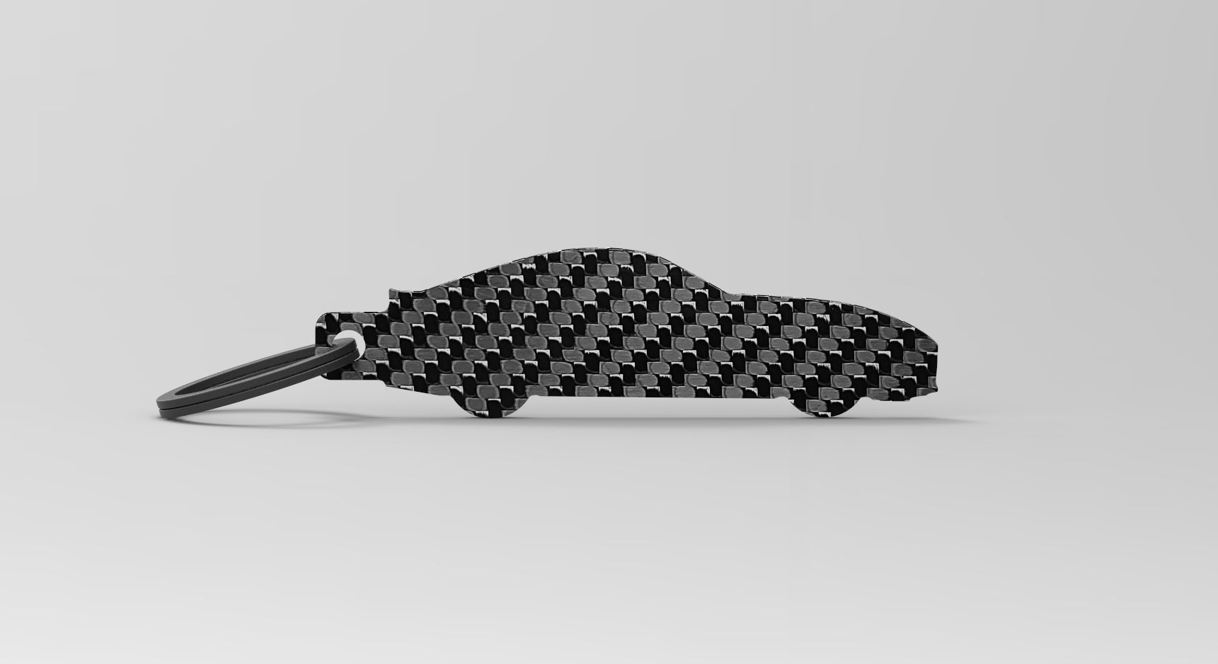 Supra (MK5) silhouette carbon fiber keychain 